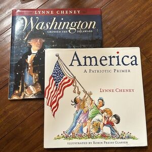 2 books by‎ Lynne Cheney America : A Patriotic Primer & Washington Hardcovers